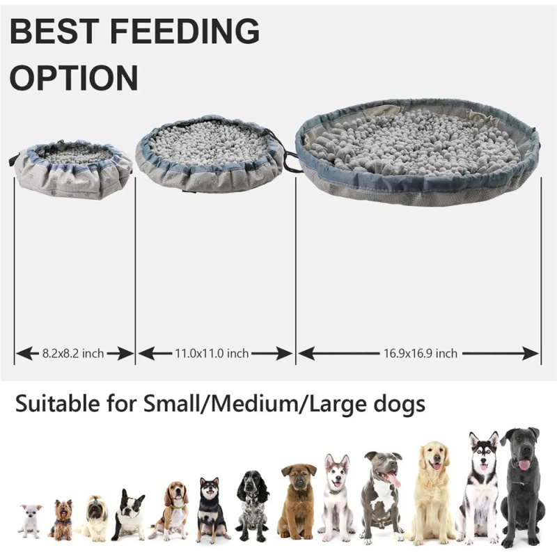 Wholesale Dog Snuffle Mat Interactive Feed Game Encourages Natural Foraging Skills Stress Relief Puzzle Toy Nice Gifts for Dogs